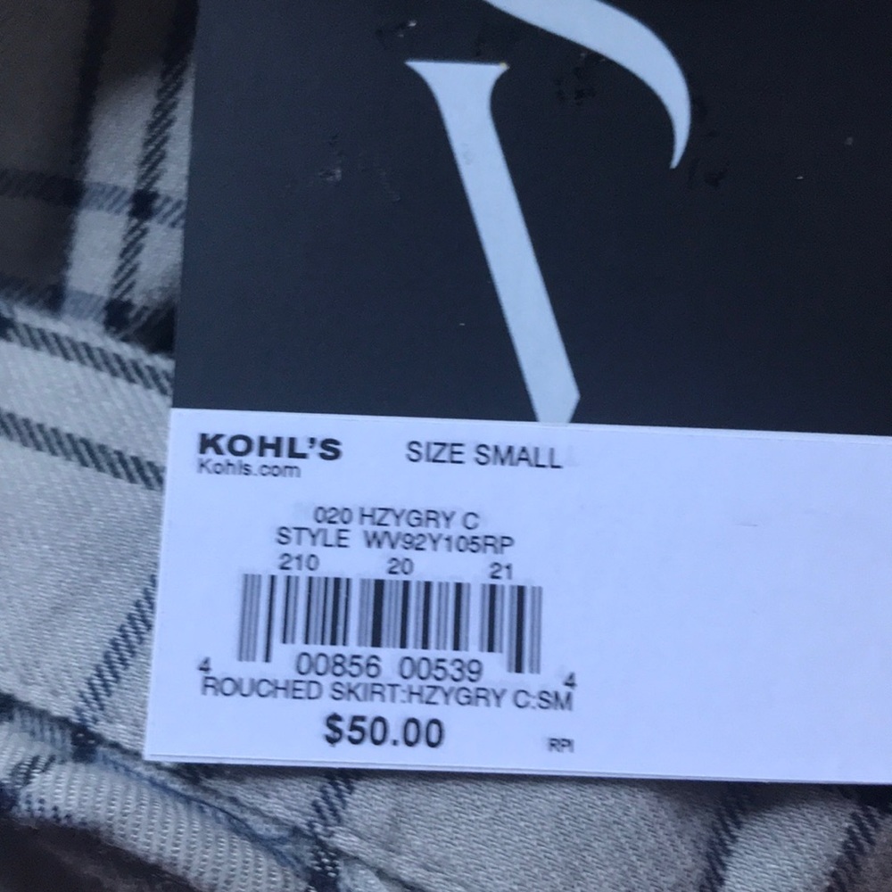 NWT Simply Vera Vera Wang rouched midi skirt - Picture 5 of 6